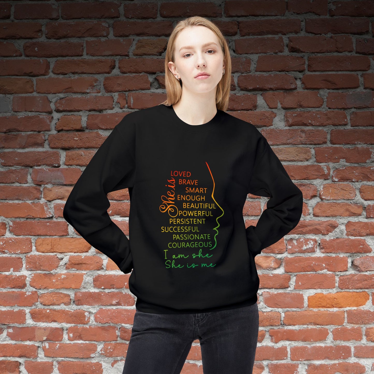Empowering Women Fleece Crewneck Sweatshirt