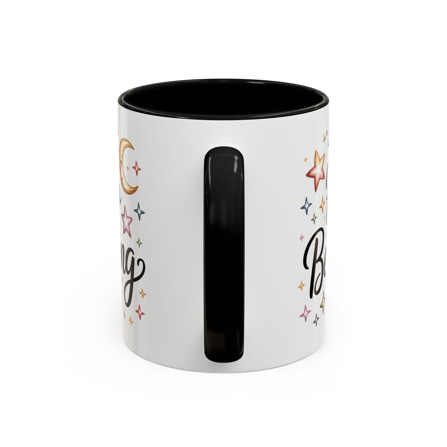 Inspirational Accent Coffee Mug - "Keep Believing" with Stars